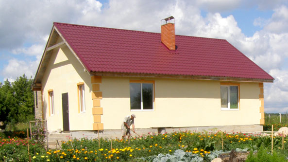 Строительство частного дома в селе Бузовая